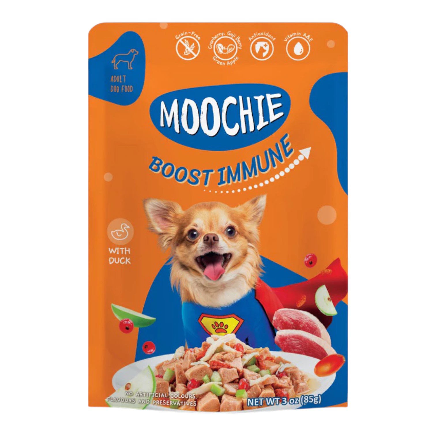 Pate Moochie Cho Cún Vị Gà & Vịt Gói 85g