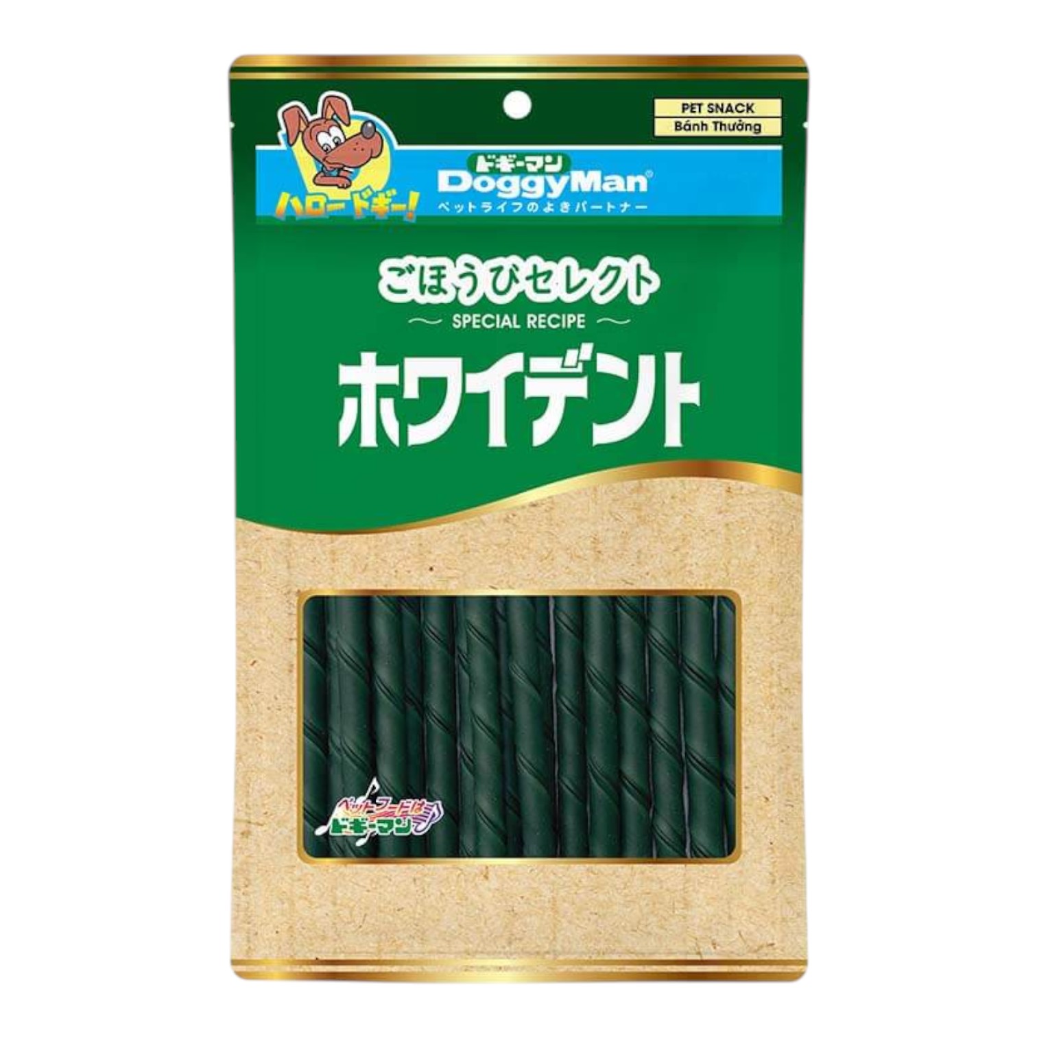 Bánh Thưởng DoggyMan Cho Cún Que Gặm Thơm Miệng Mini Gói 120g
