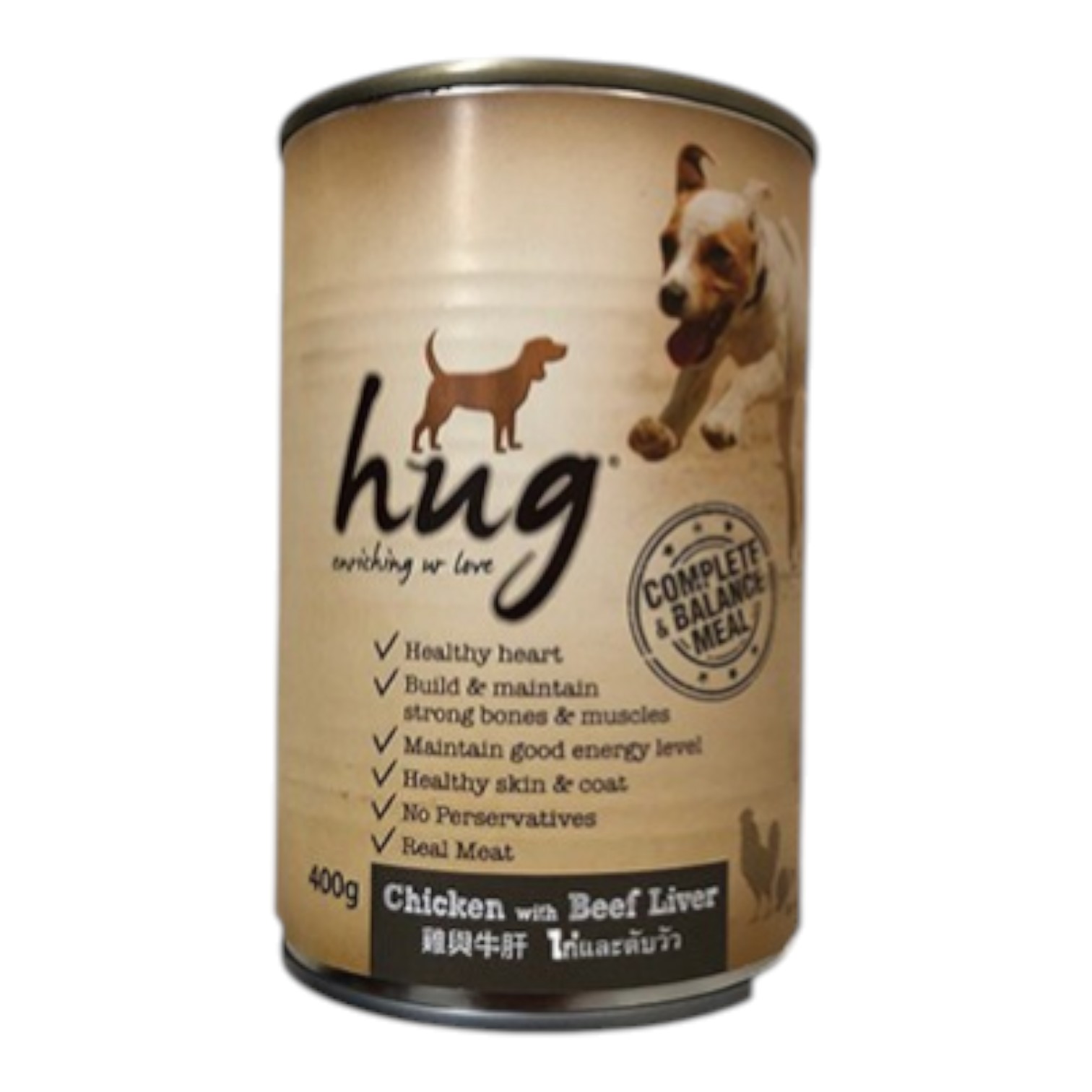 Pate Hug Cho Chó Trưởng Thành Lon 400g