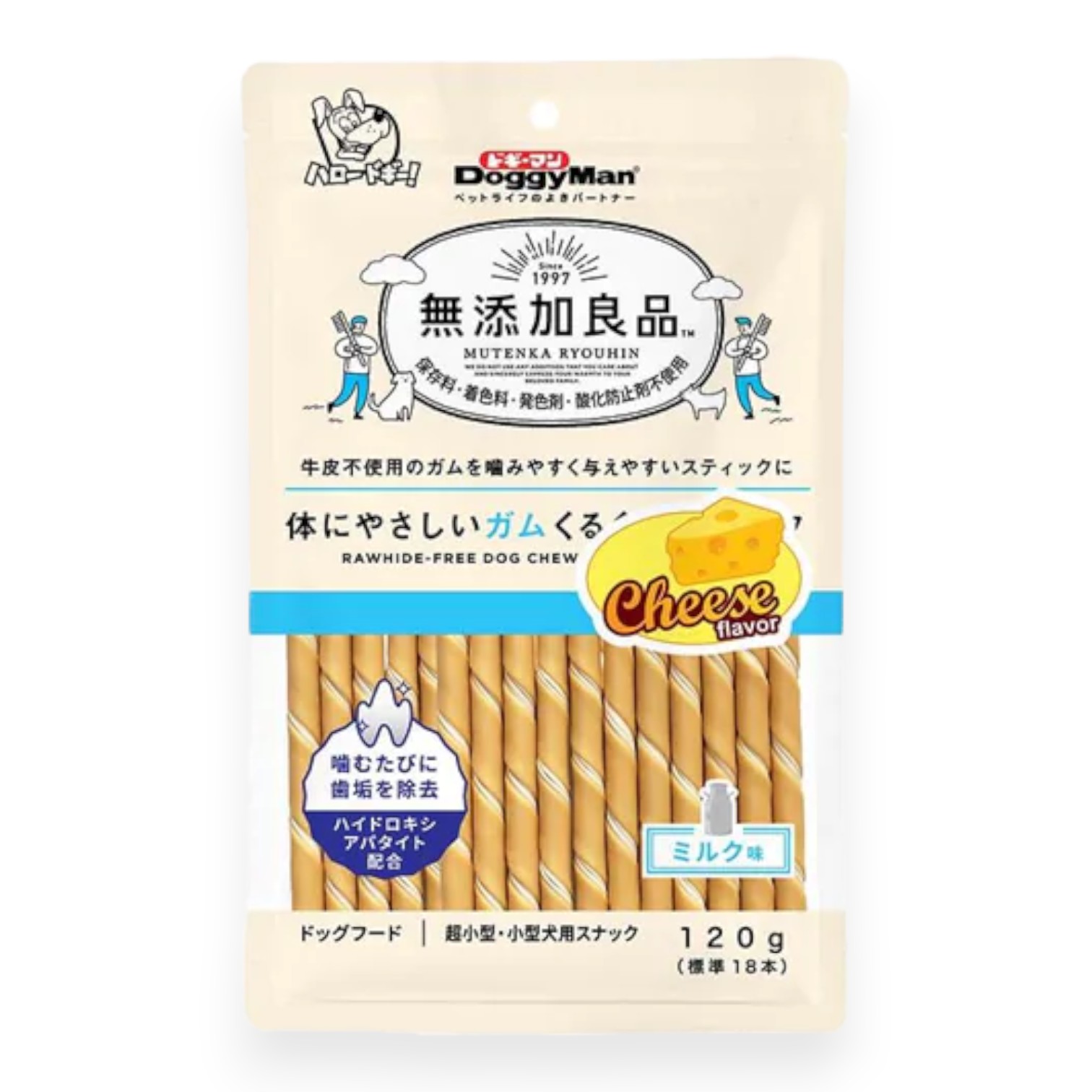 Bánh Thưởng DoggyMan Cho Cún Que Gặm Gói 120g