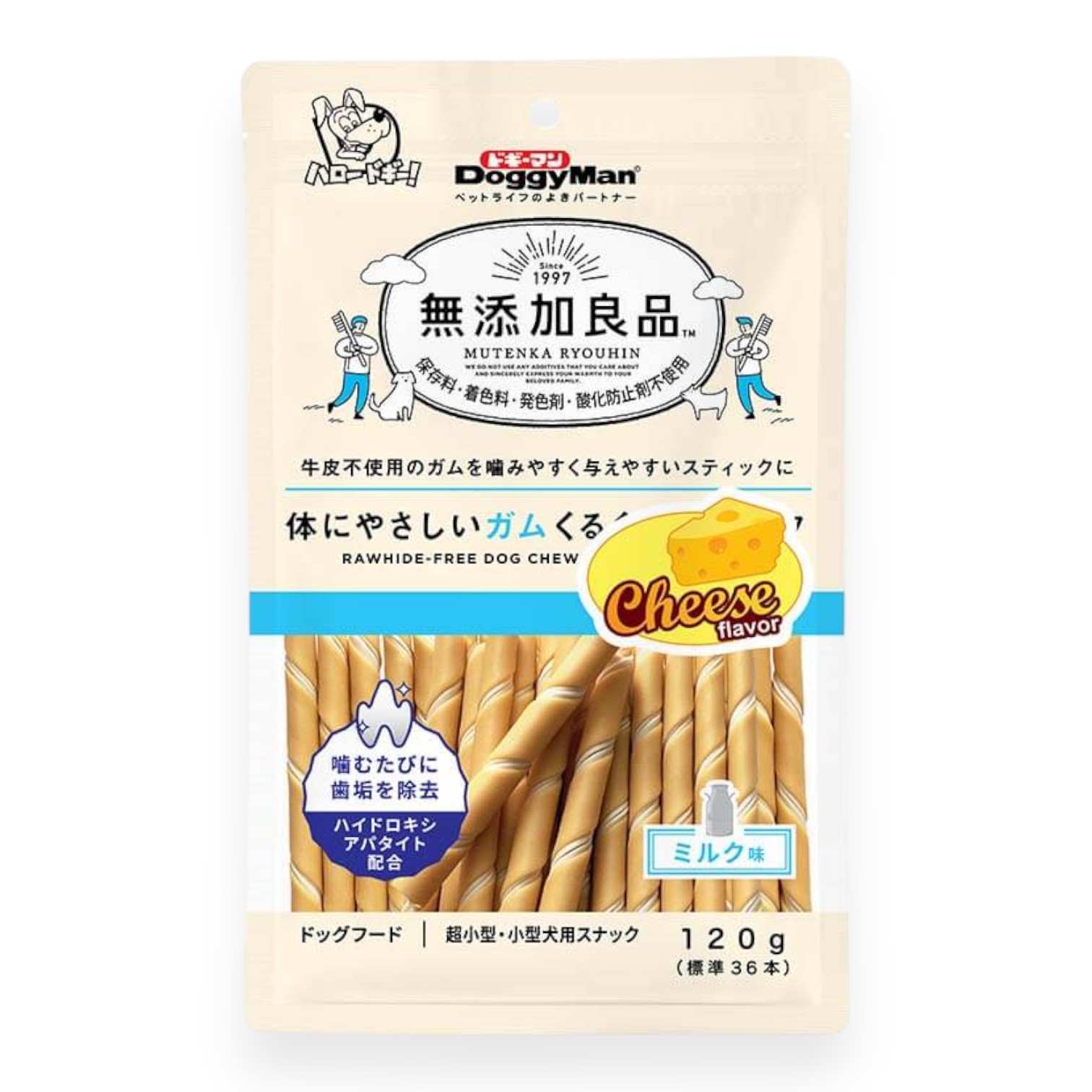 Bánh Thưởng DoggyMan Cho Cún Que Gặm Gói 120g