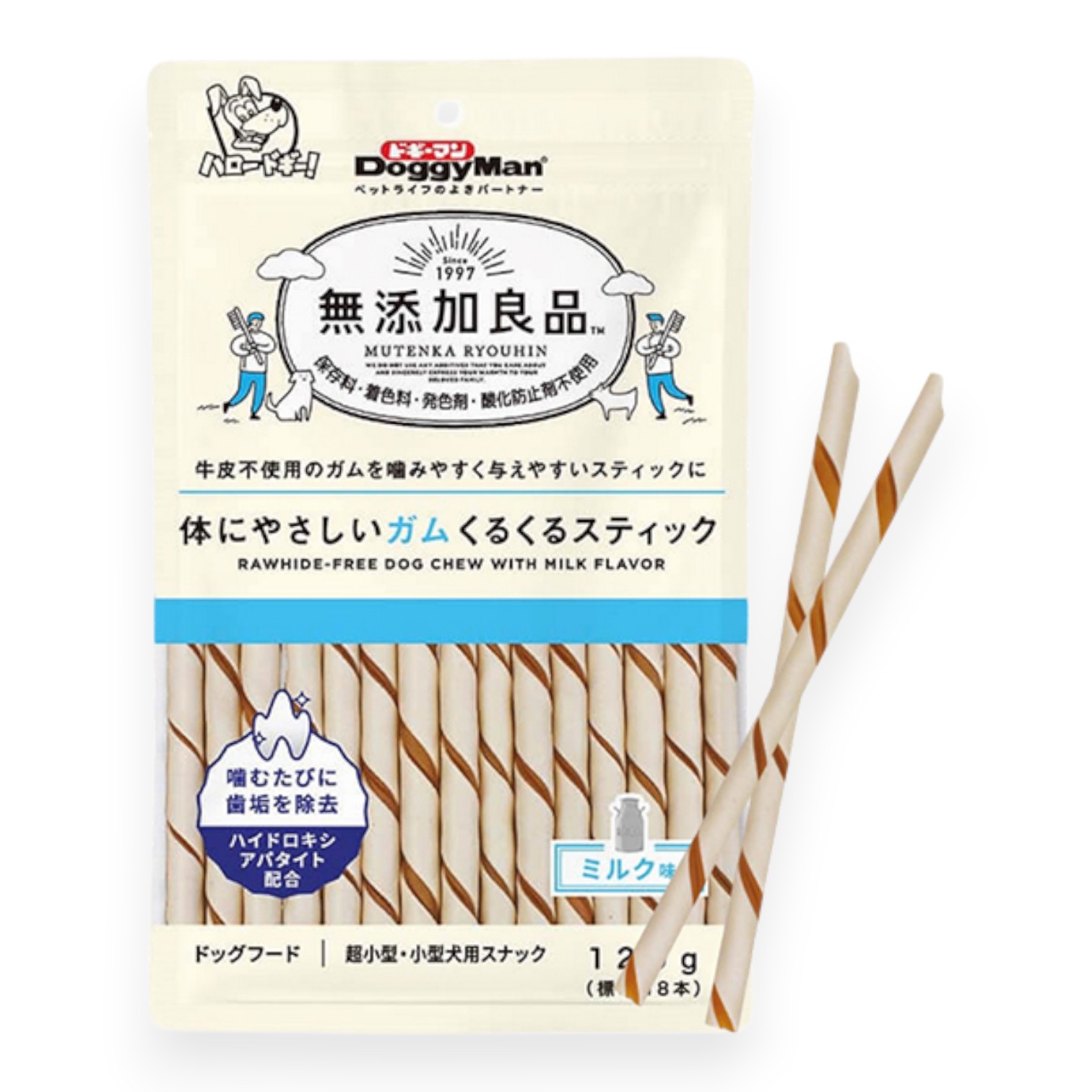 Bánh Thưởng DoggyMan Cho Cún Que Gặm Gói 120g