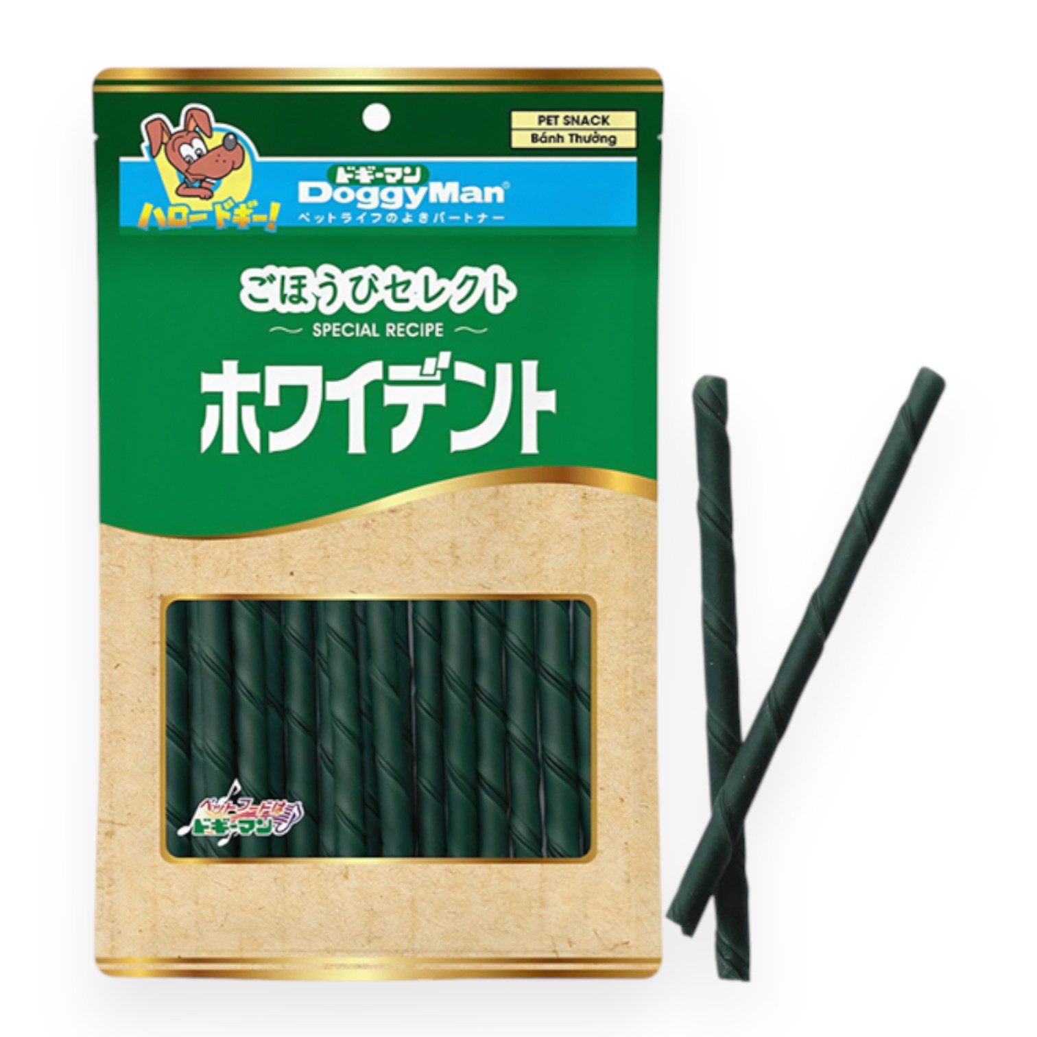 Bánh Thưởng DoggyMan Cho Cún Que Gặm Gói 120g