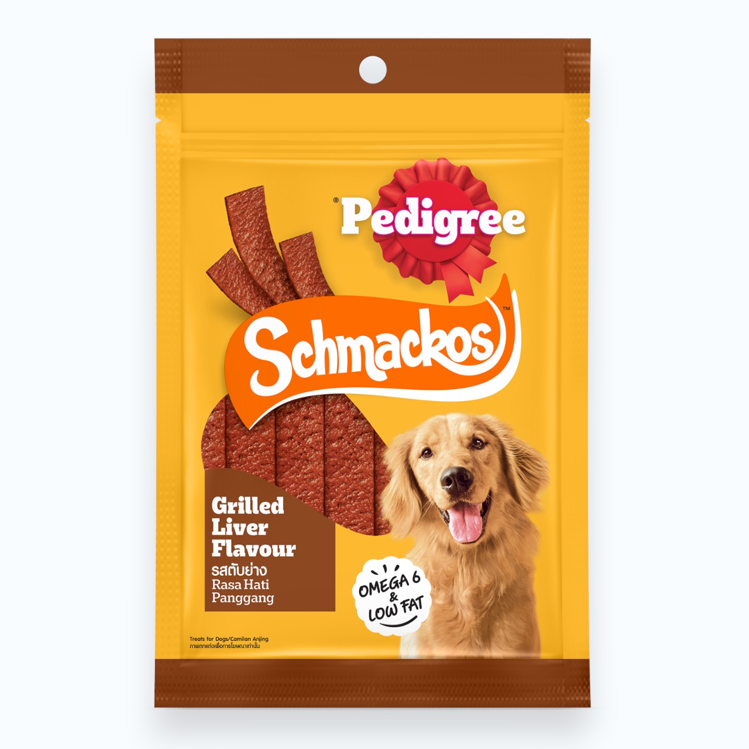 Treats Pedigree Schmackos Gan Nướng Lát Gói 70g cho cún
