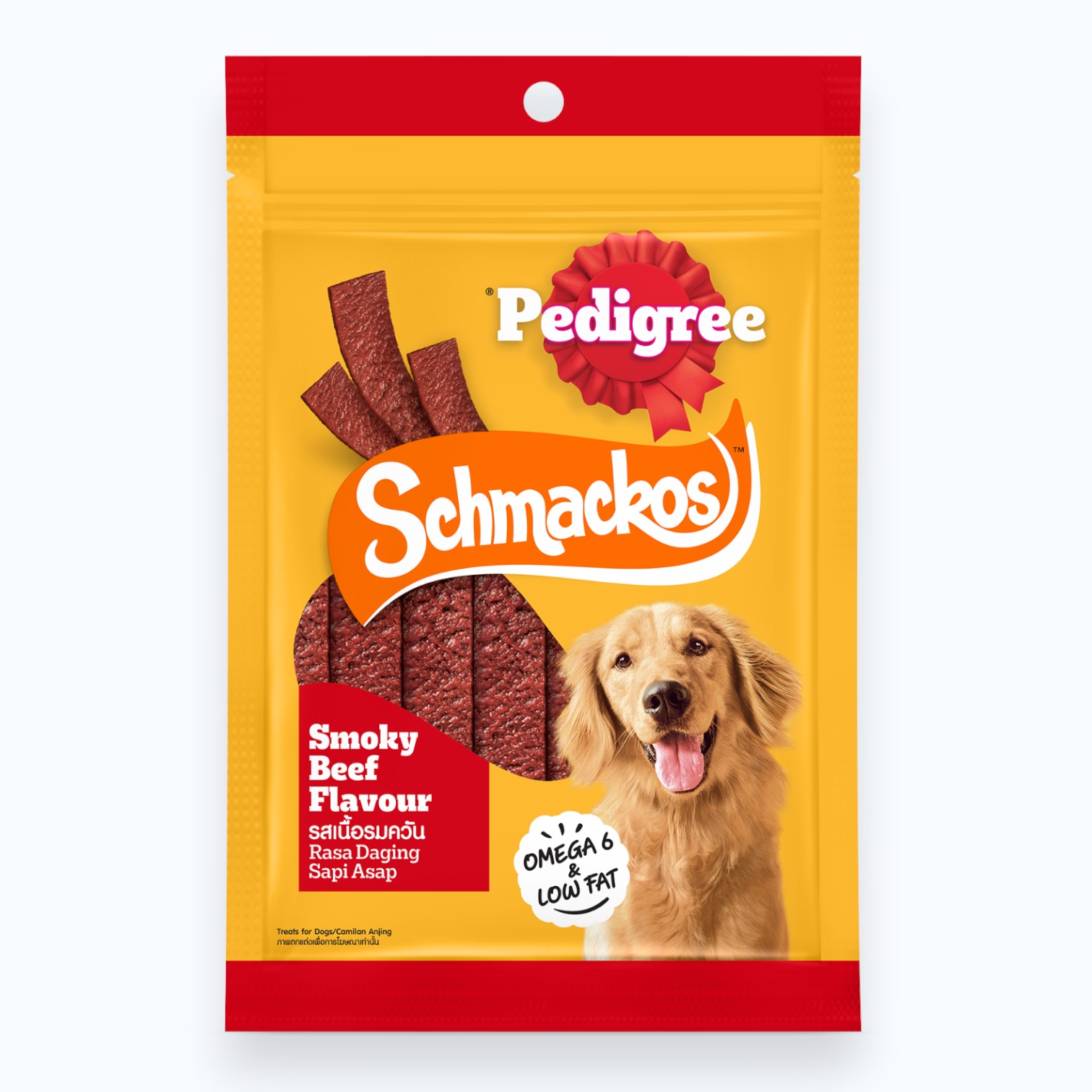Treats Pedigree Schmackos Bò Lát Gói 70g cho cún