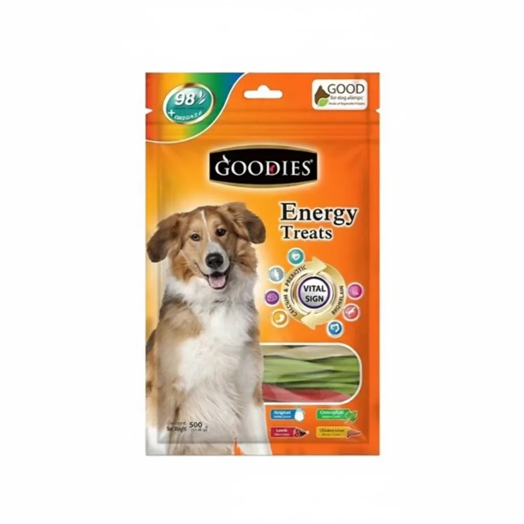 Goodies - Thức ăn bổ sung cho chó hương vị thịt cừu (Hình que Xoắn)