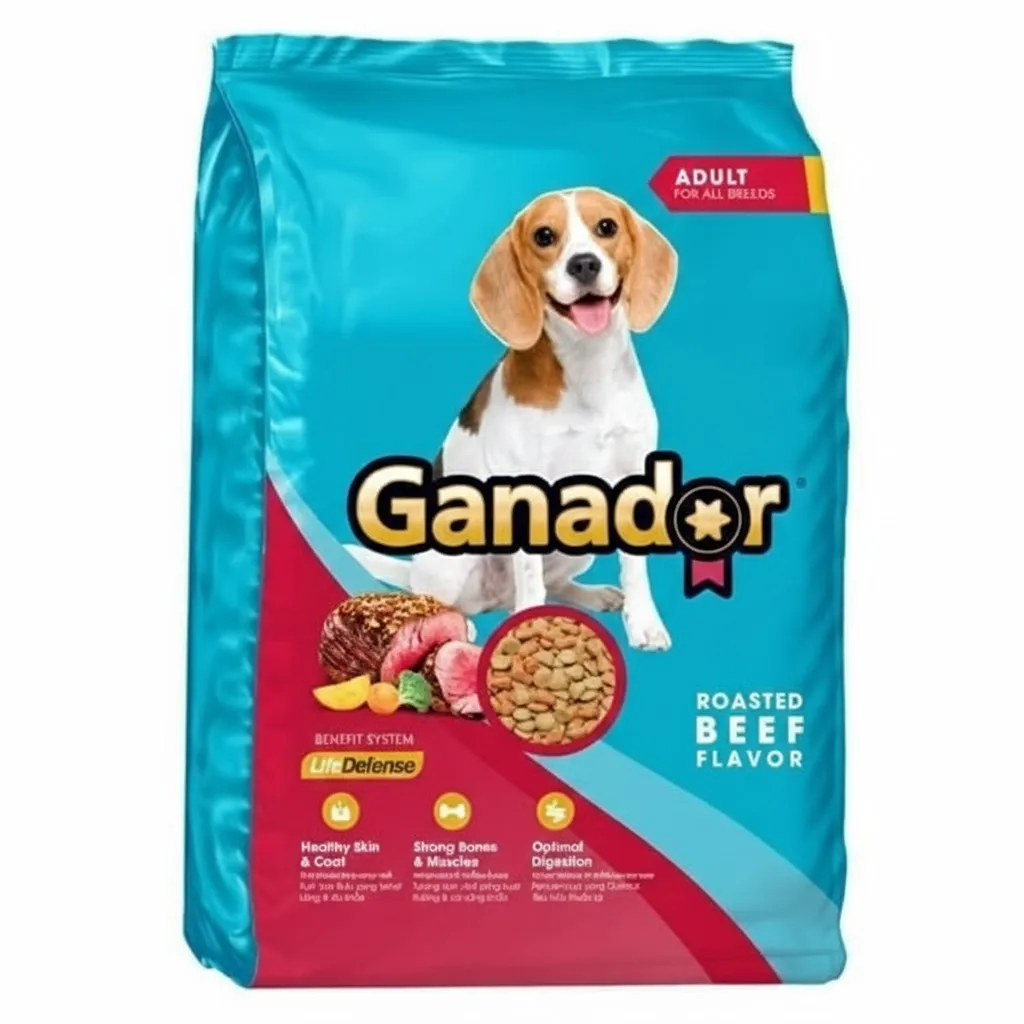 Hạt Ganador Cho Chó Trưởng Thành Vị Bò Nướng Bịch 400g - Adult Roasted Beef