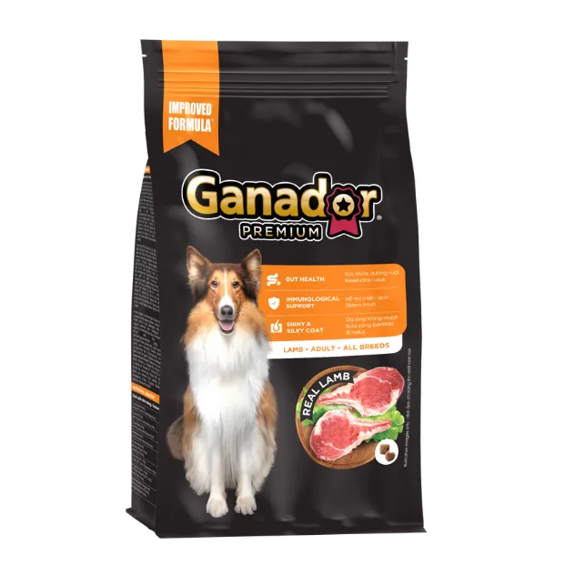 Hạt Ganador Premium Cho Chó Trưởng Thành Vị Cừu Bịch 400g - Premium Adult Lamb