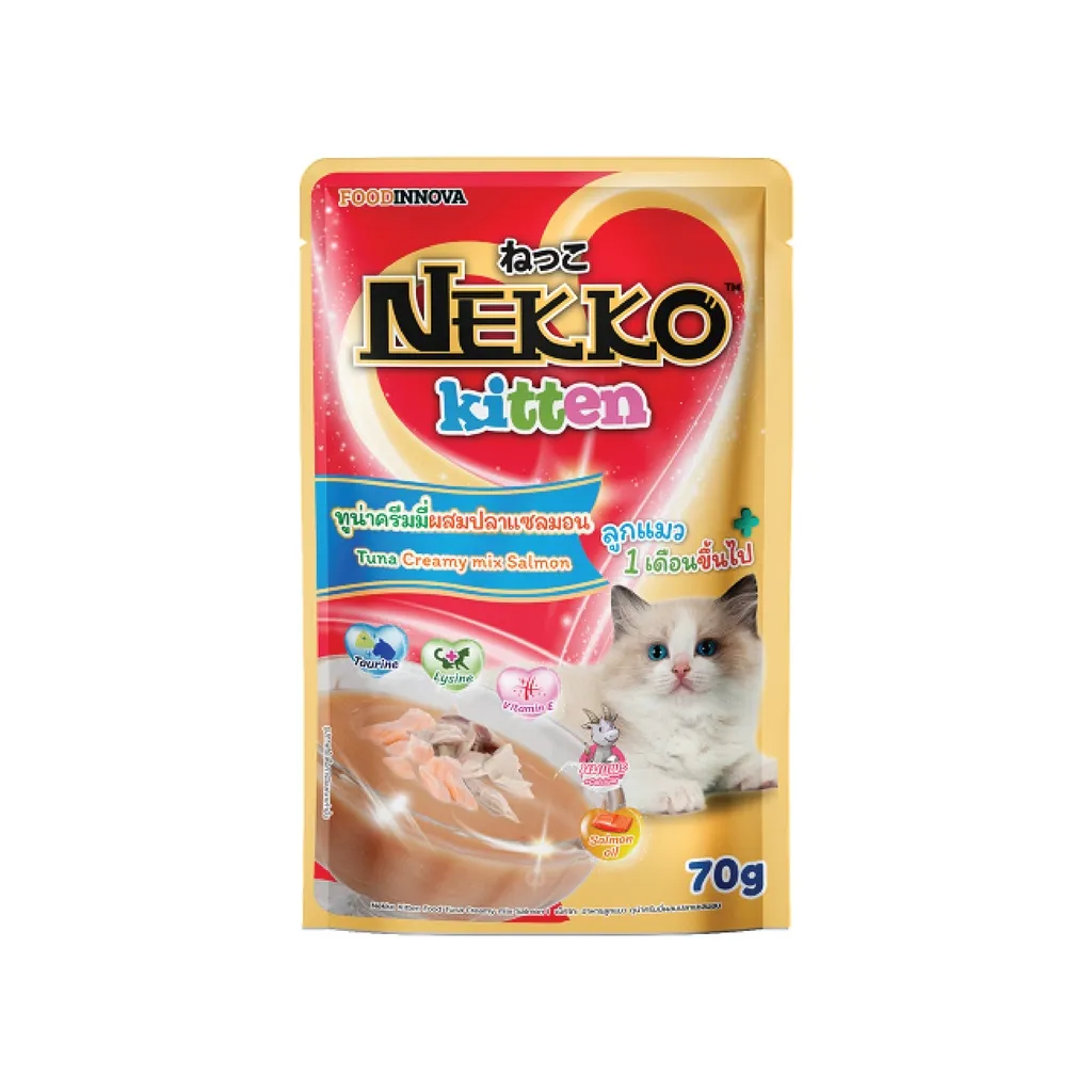 Nekko Kitten Pate 70g - Tuna Creamy mix Salmon