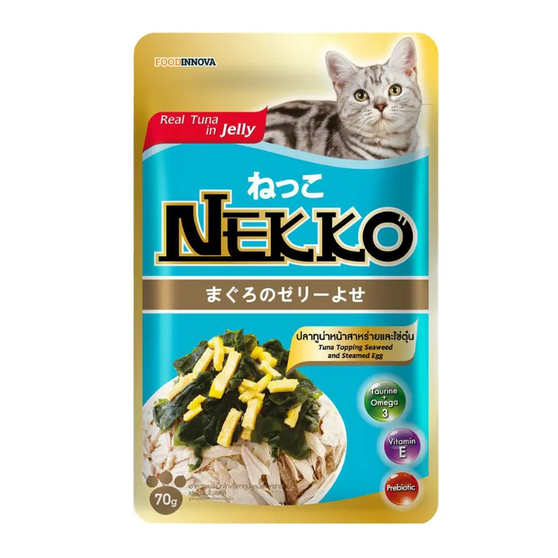 Nekko Pate 70g - Tuna Topping Seaweed & Steamed Egg