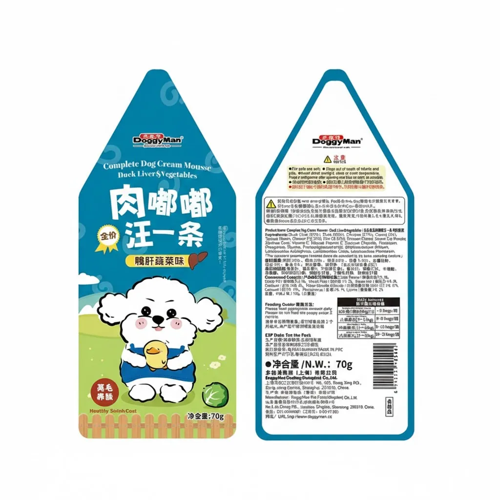 Combo 3 Gói Pate DoggyMan Sốt Kem Cho Cún - Mix Gan