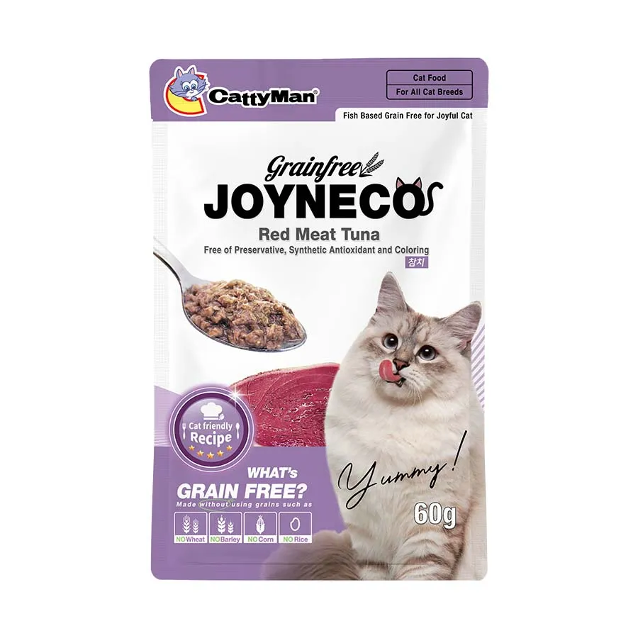 Pate Joyneco Cá Ngừ Bổ Sung Thịt Cá Ngừ Trắng  Gói 60g cho Mèo