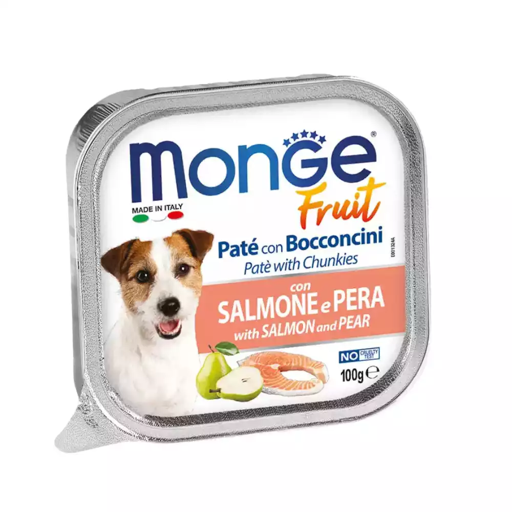 Pate Monge Vị Cá Hồi & Lê Khay 100g cho Chó
