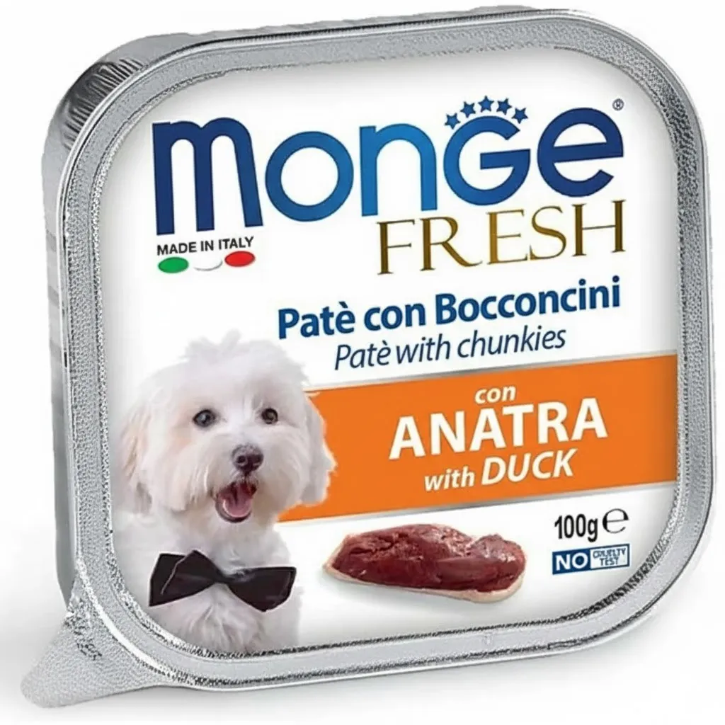 Pate Monge Vị Vịt Khay 100g cho Chó