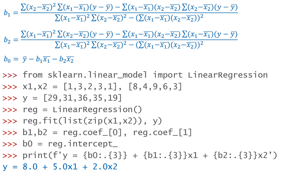 Multiple regression