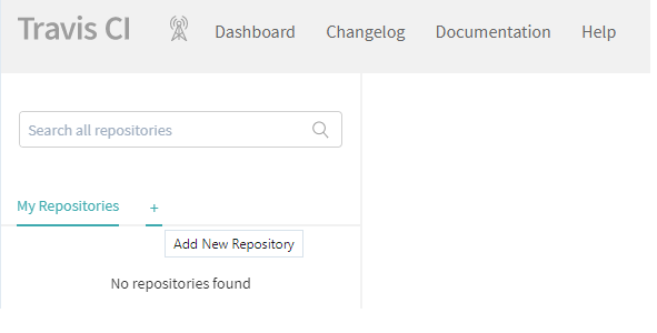 Travis Add New Repository