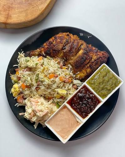 Fried Rice with Grilled Chicken at Pepper & Co
