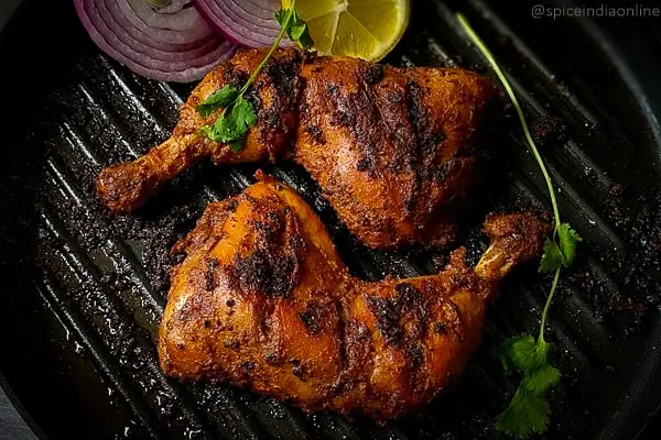 Grilled Chicken Thighs at Pepper & Co