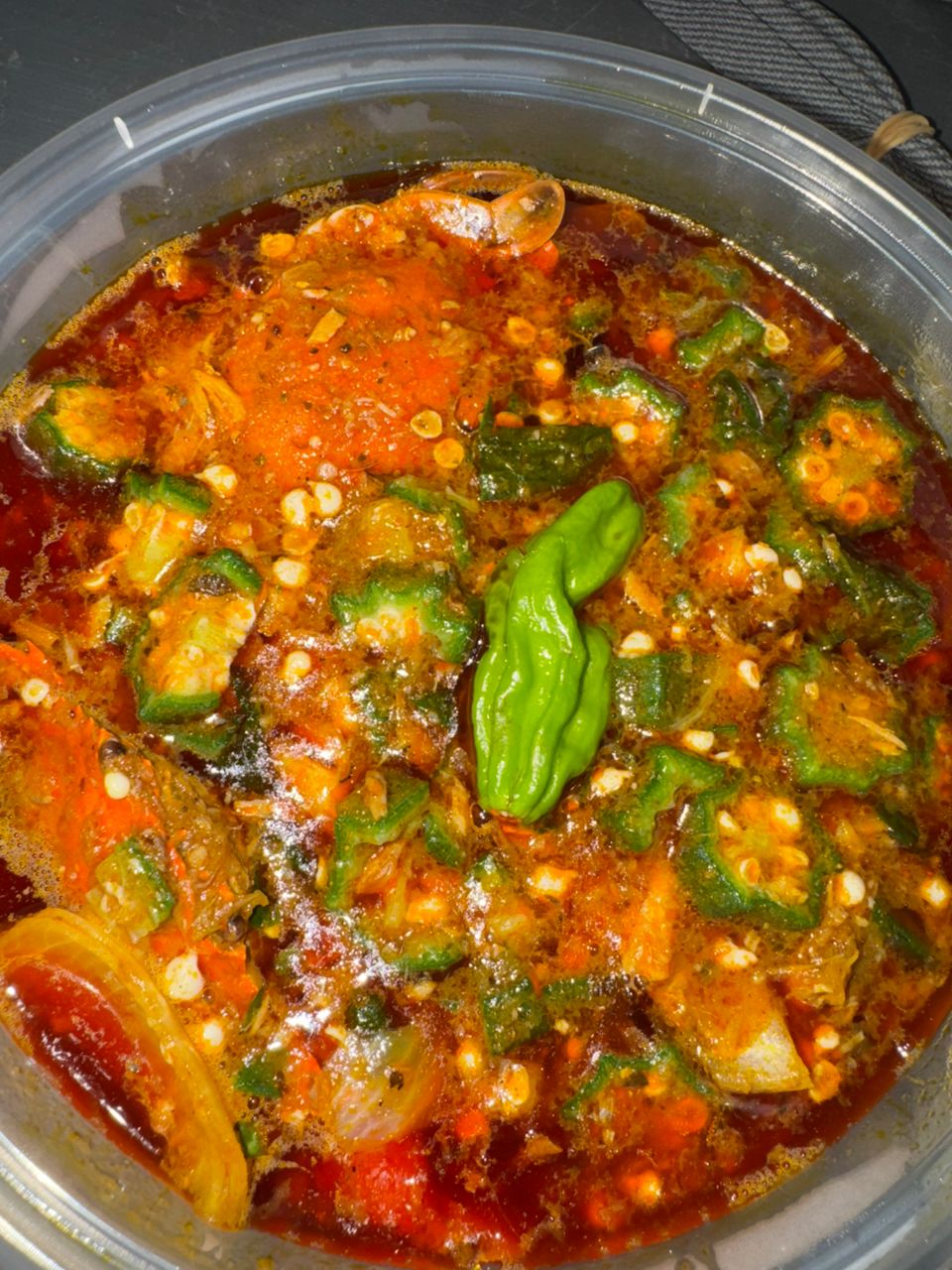 Okro Soup — Goat Package at Pepper & Co