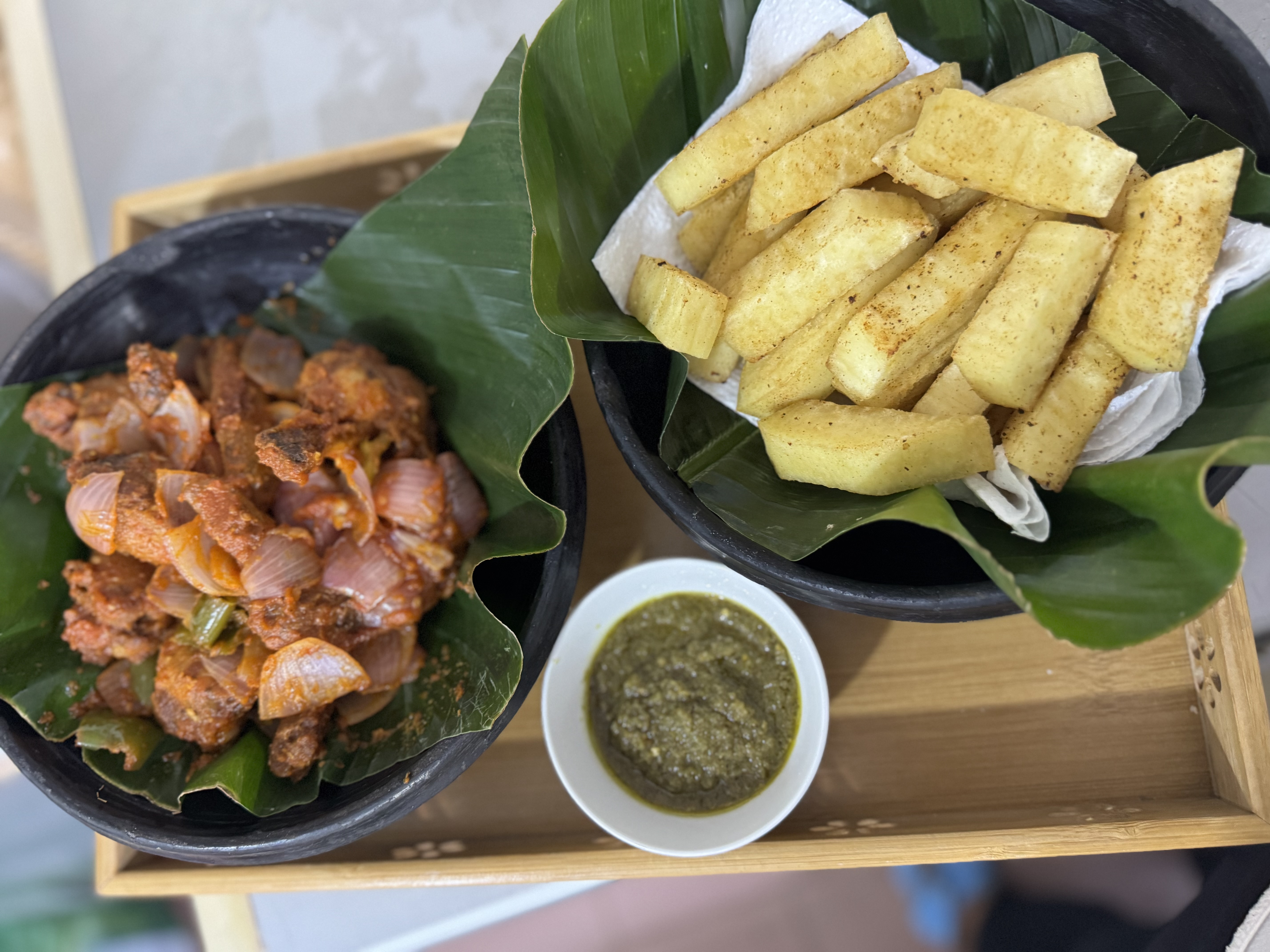 Yam Chips at Pepper & Co