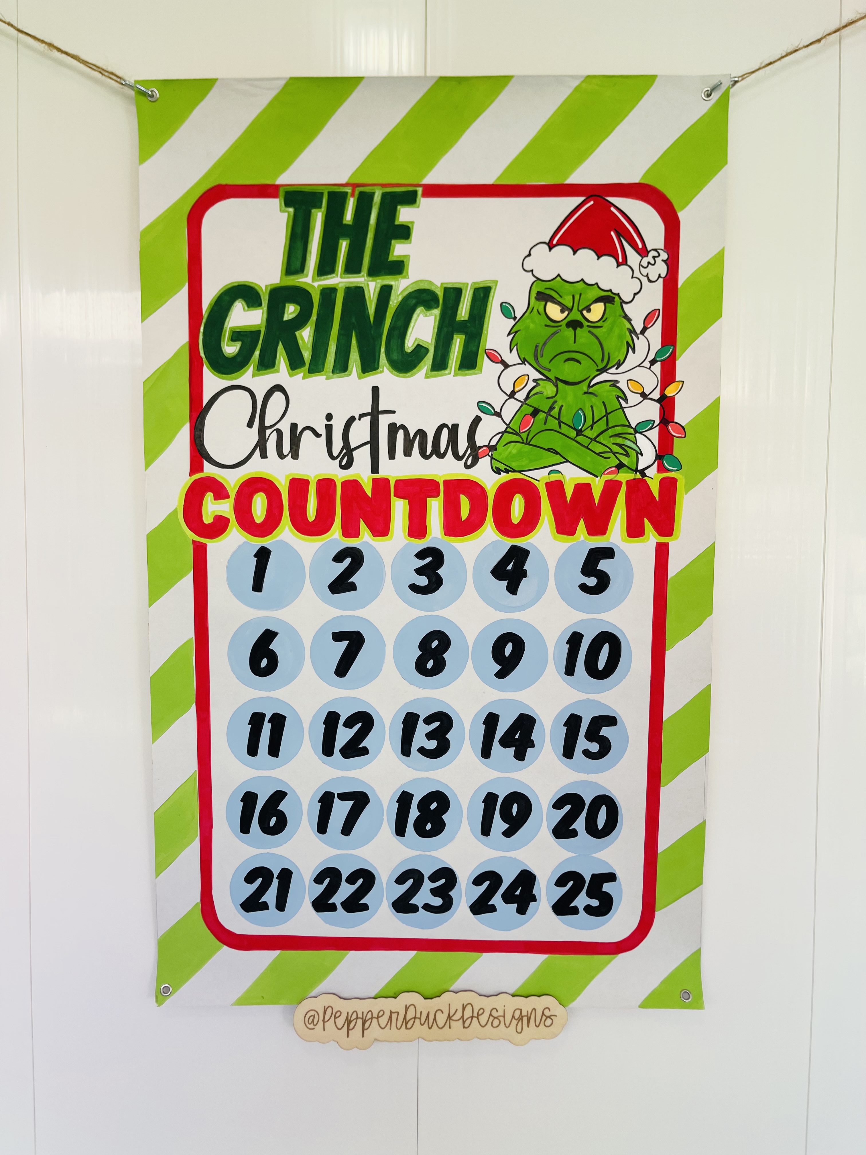 Christmas Countdown Grinch
