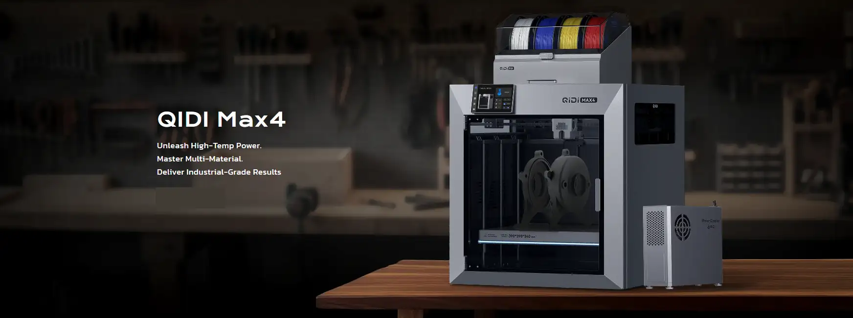 🚀QIDI Max4: a nova impressora 3D de grande formato estreia na Formnext 2025🖨️