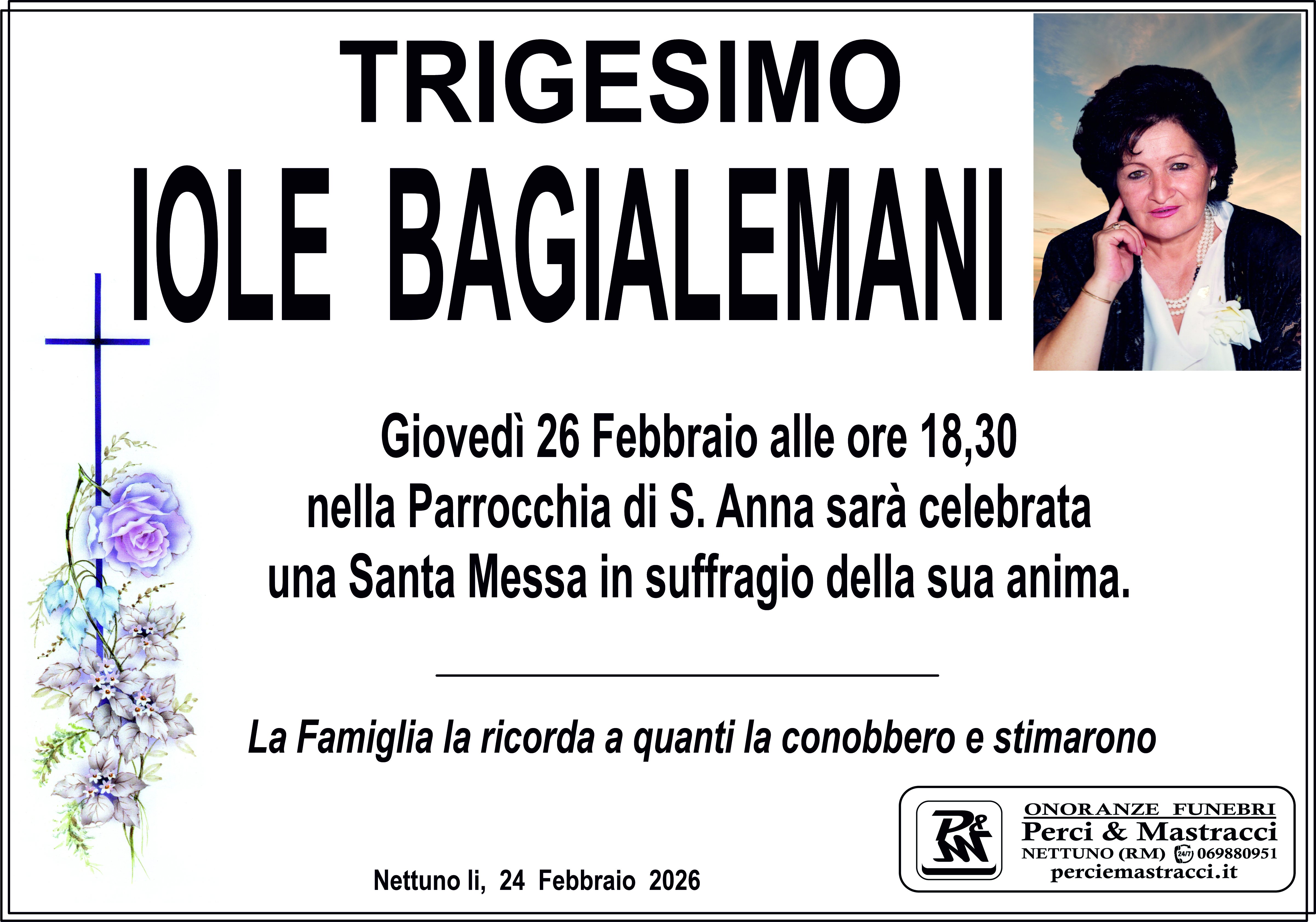 Manifesto di IOLE BAGIALEMANI