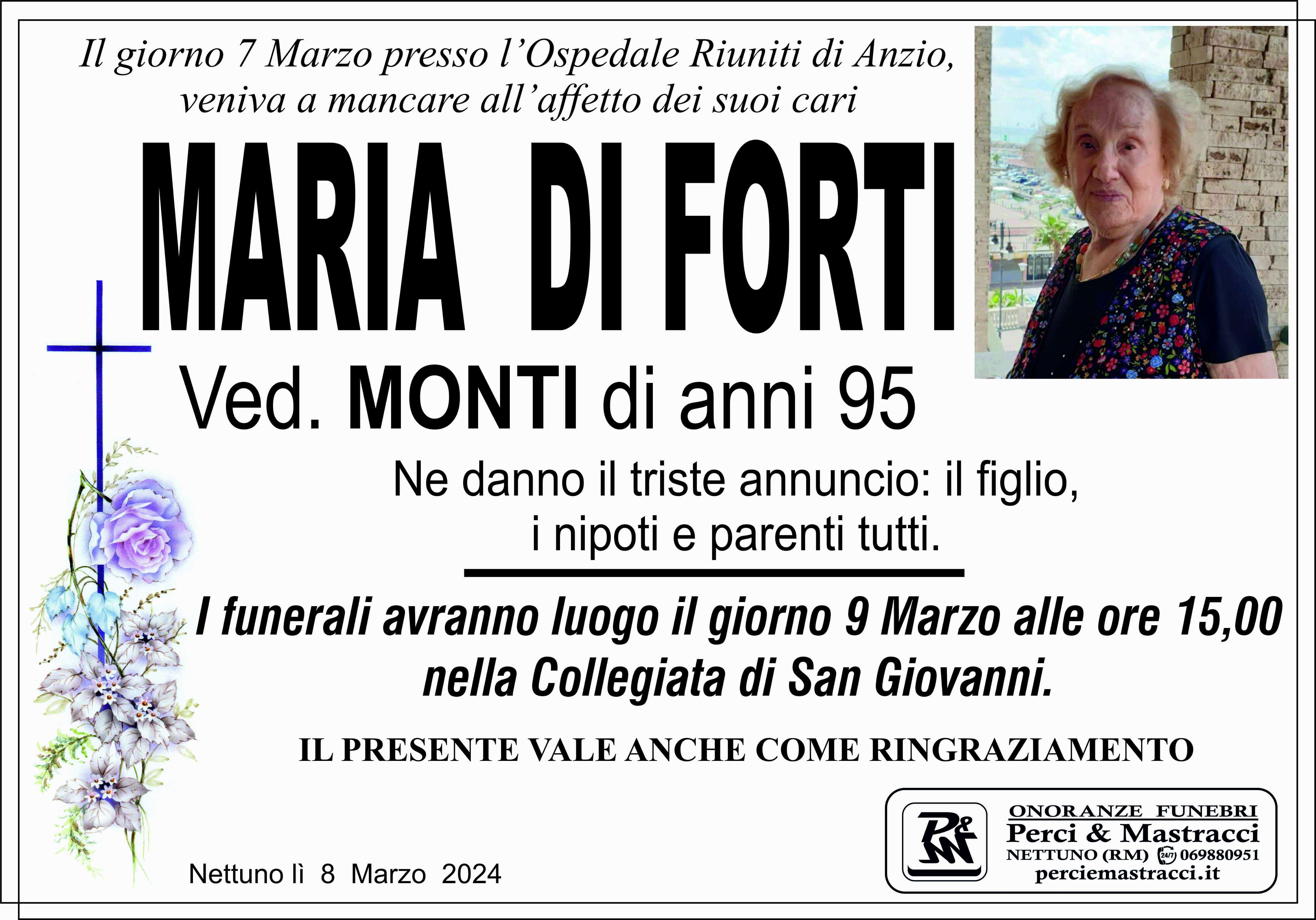 MARIA DI FORTI