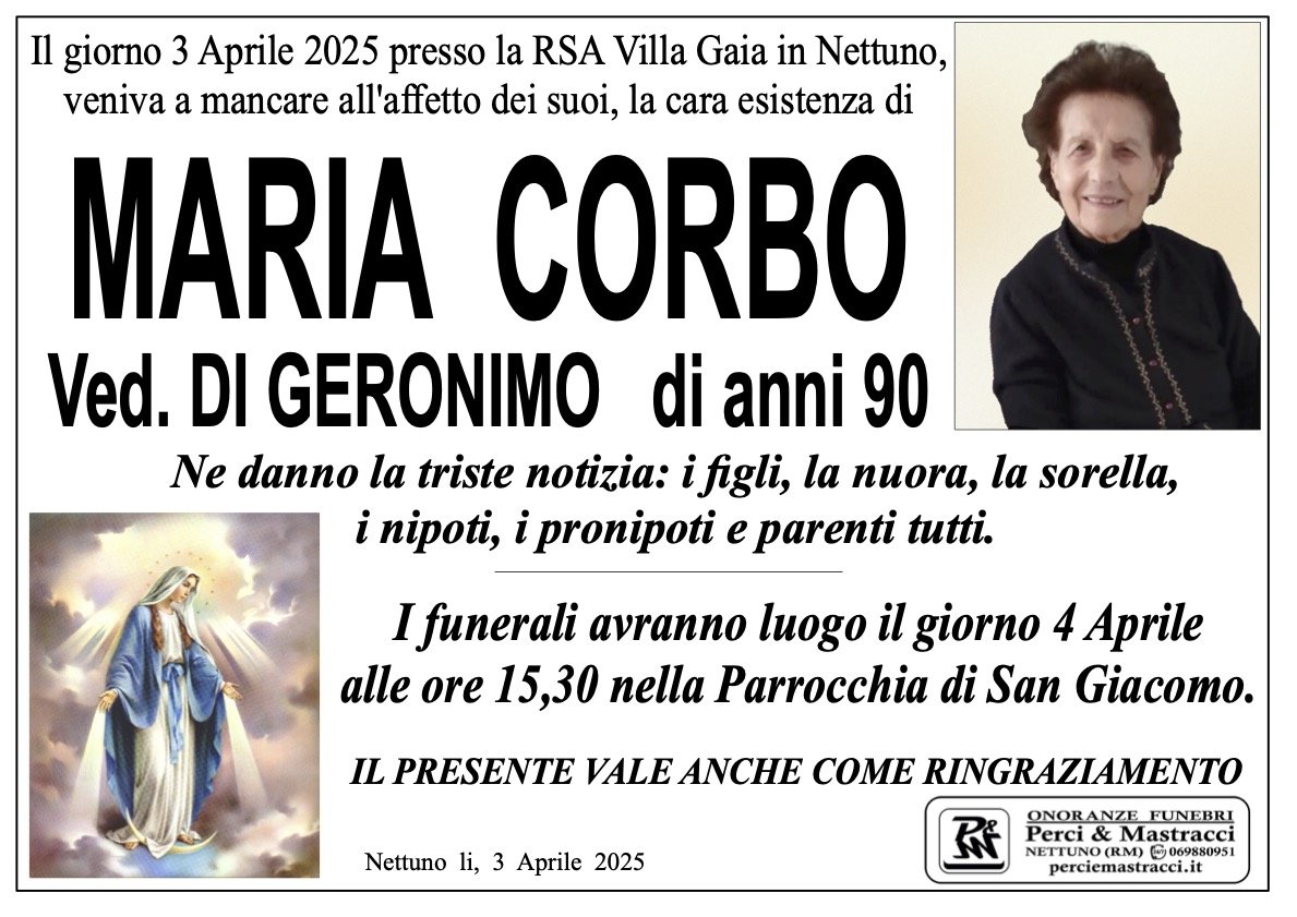 MARIA CORBO