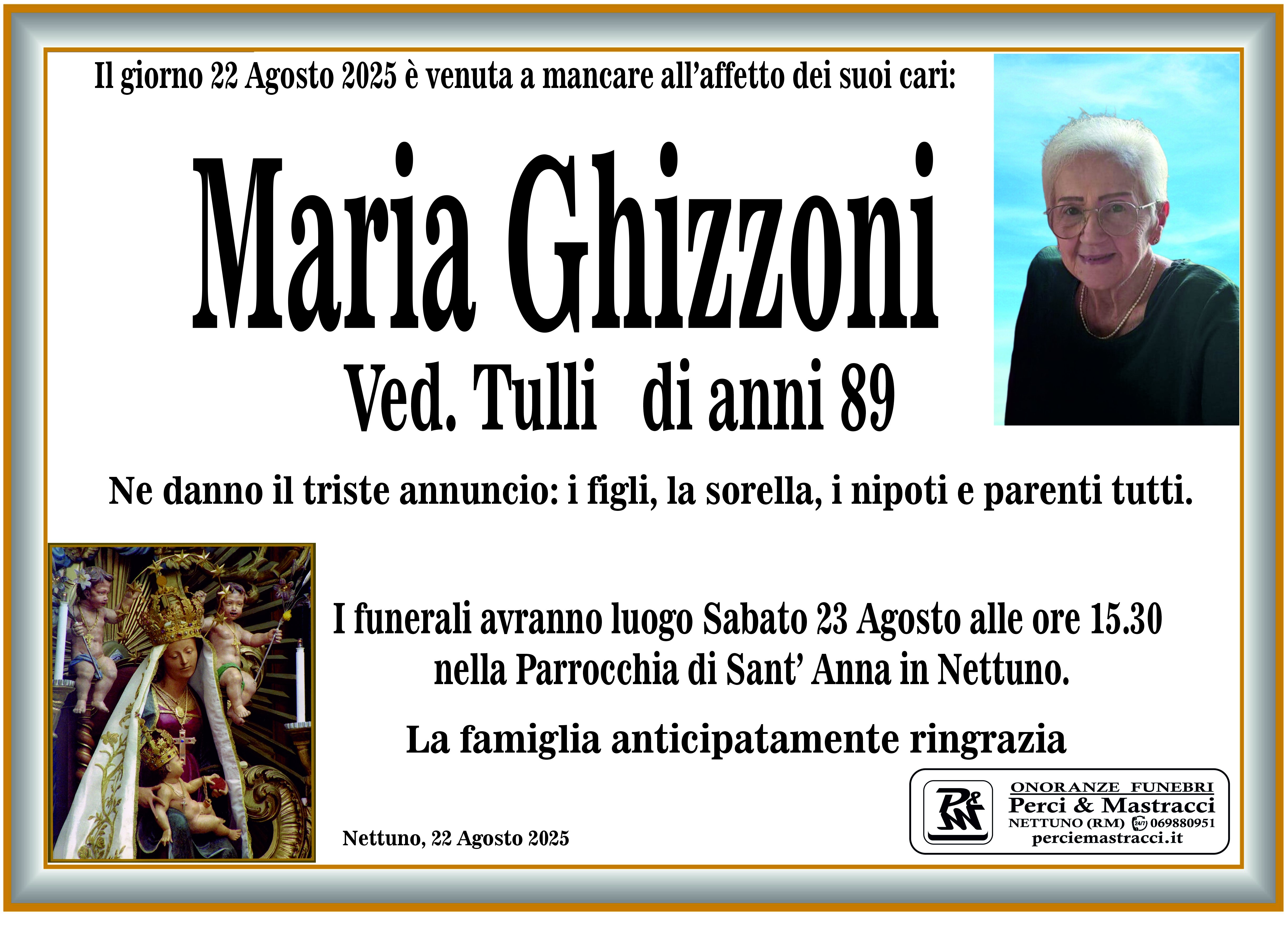 MARIA GHIZZONI