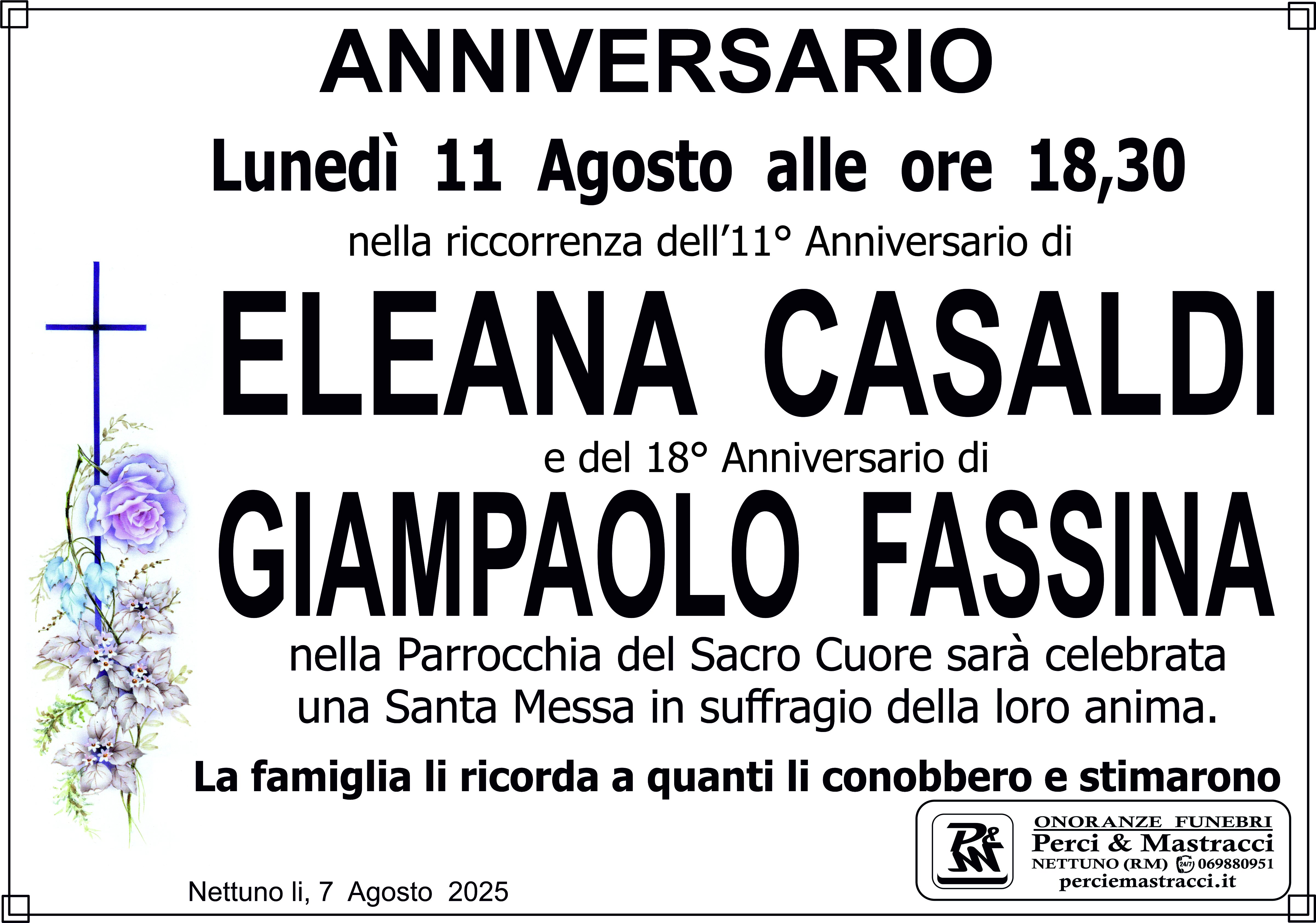 ELEANA CASALDI GIAMPAOLO FASSINA