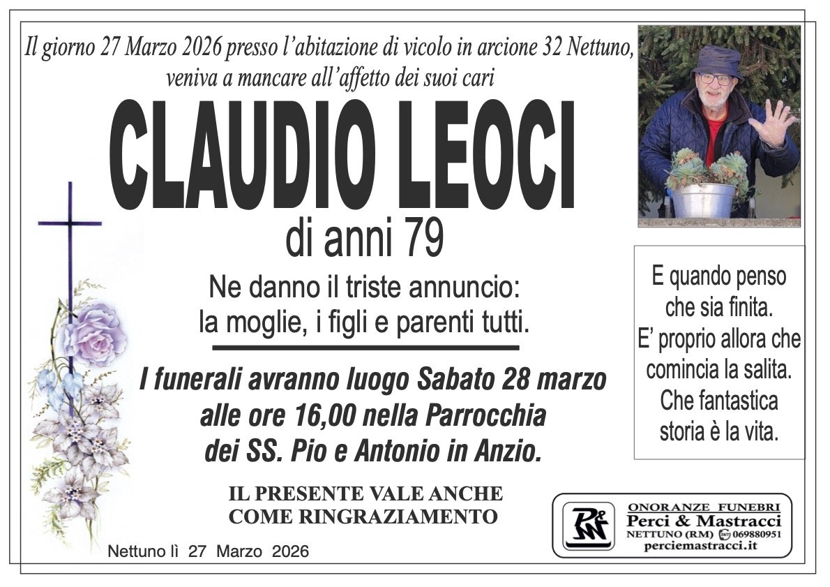 CLAUDIO LEOCI