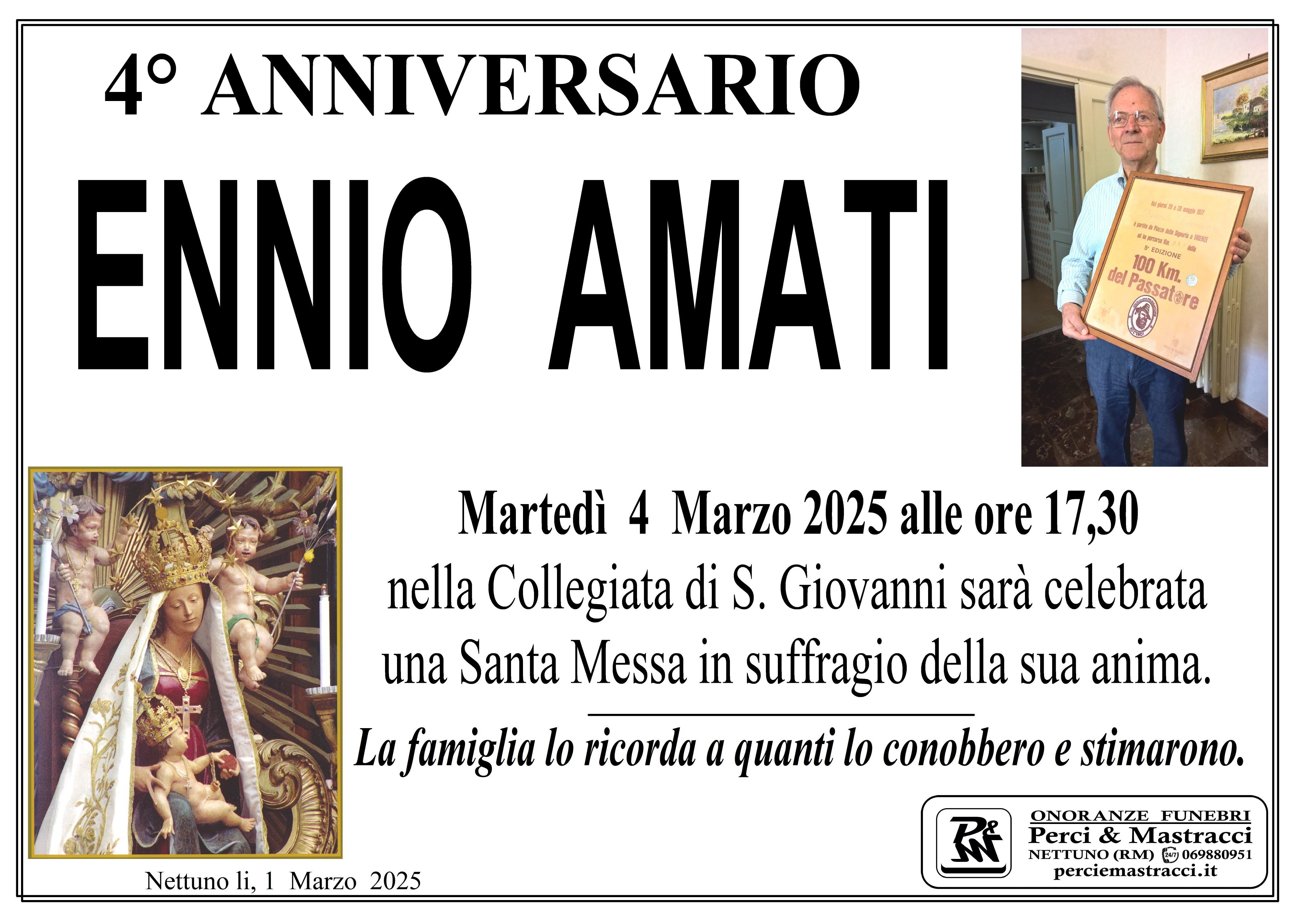 Manifesto di ENNIO AMATI