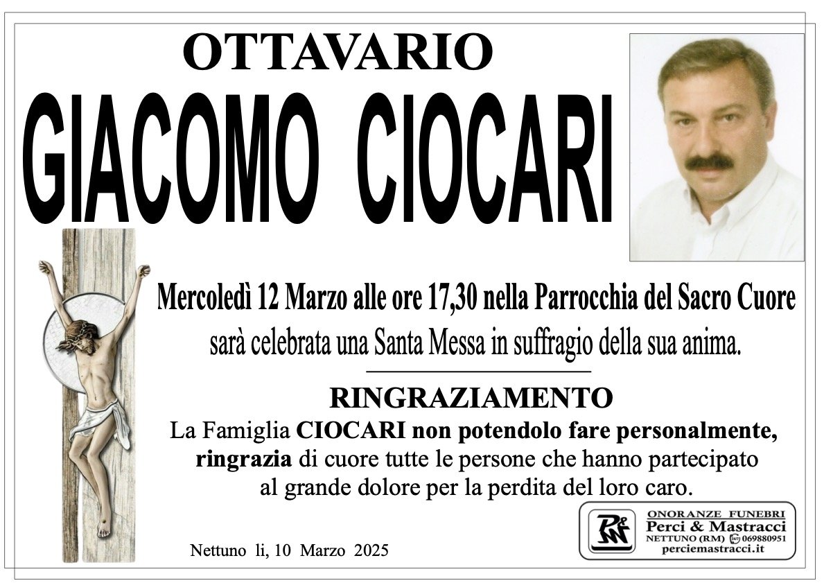 GIACOMO CIOCARI
