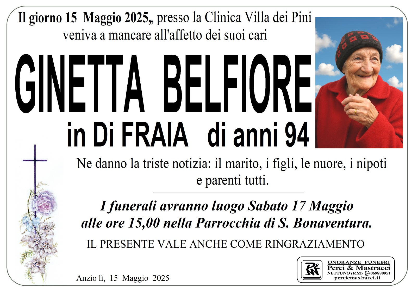 Manifesto di GINETTA BELFIORE