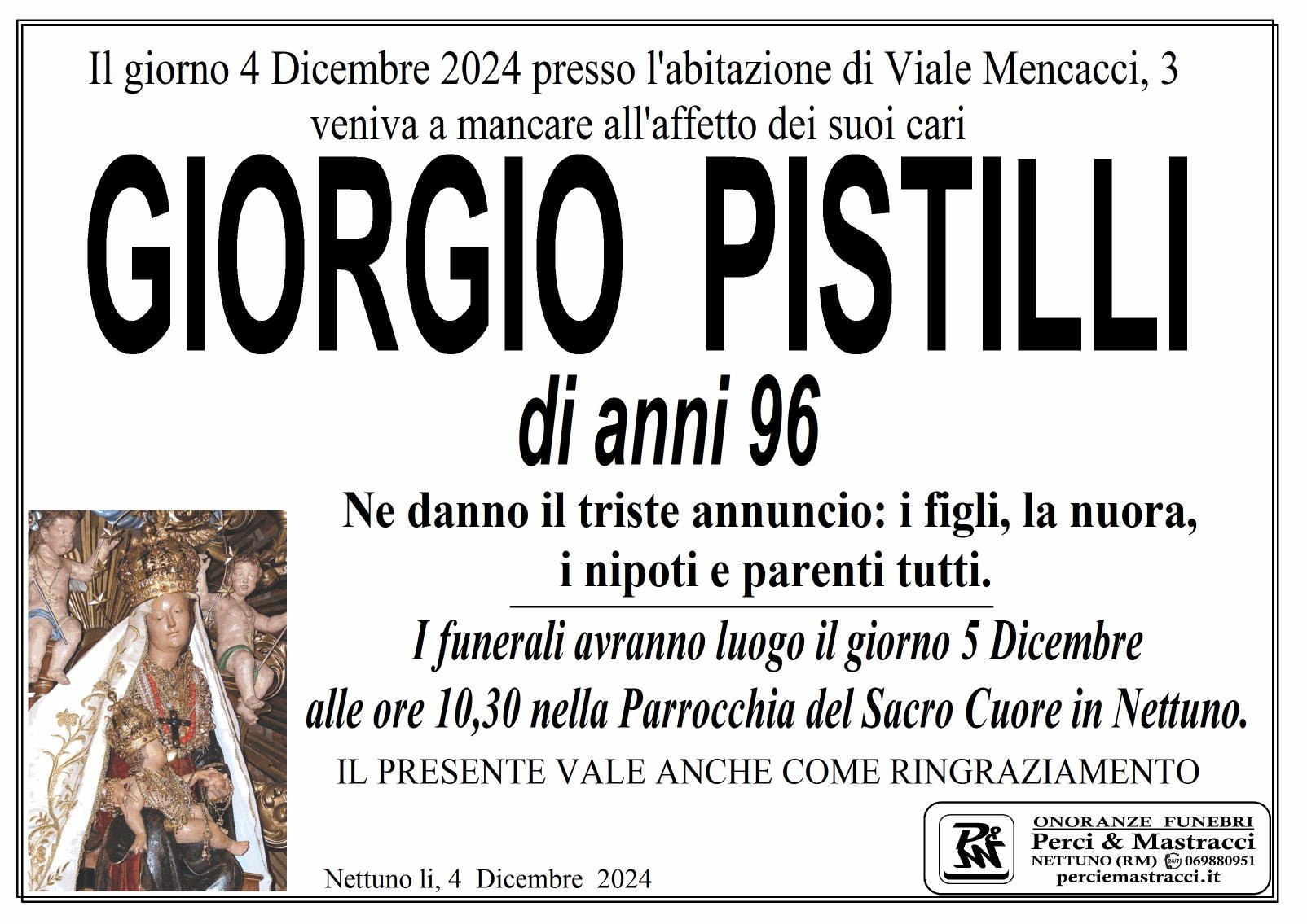 GIORGIO PISTILLI