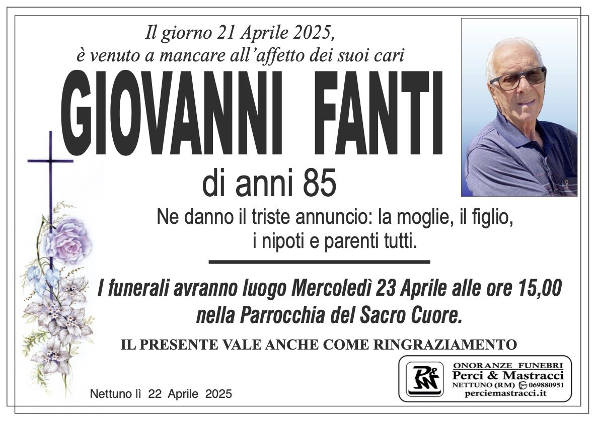 GIOVANNI FANTI
