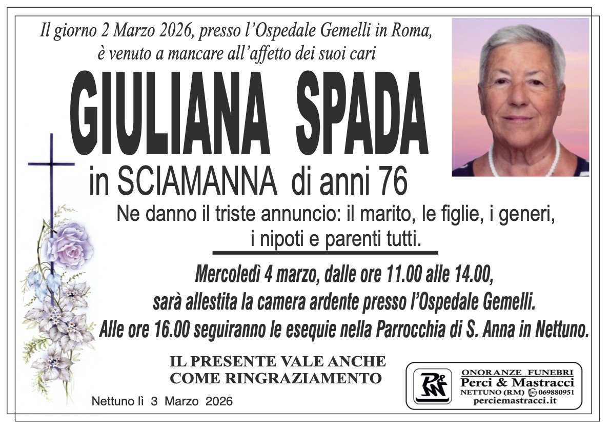 Manifesto di GIULIANA SPADA