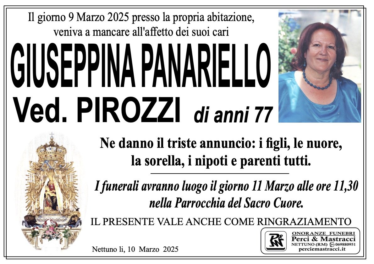 GIUSEPPINA PANARIELLO
