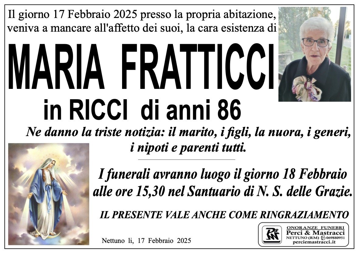 MARIA FRATTICCI