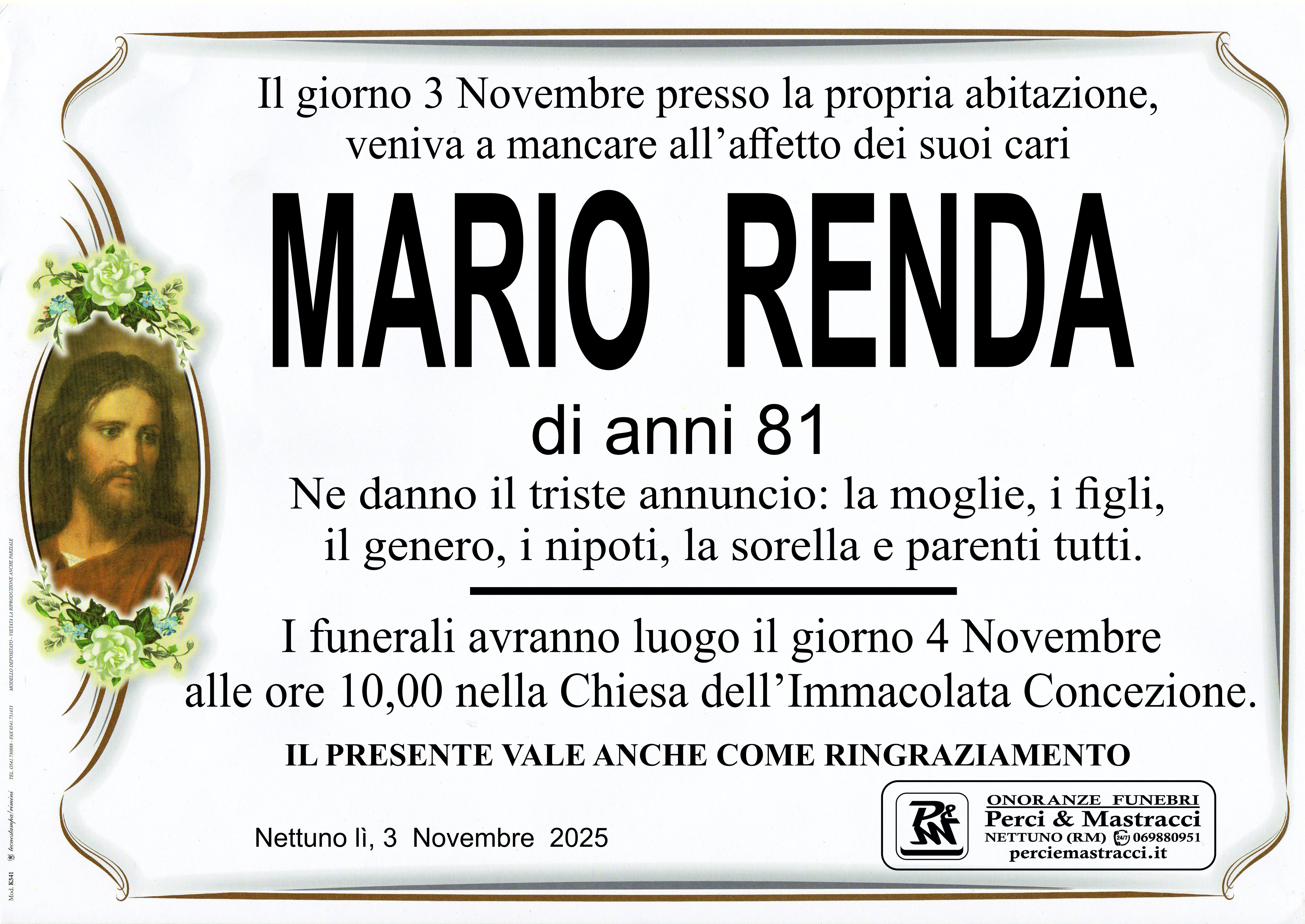MARIO RENDA