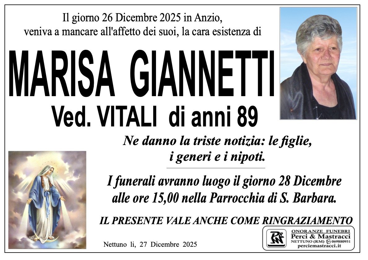 Manifesto di MARISA GIANNETTI