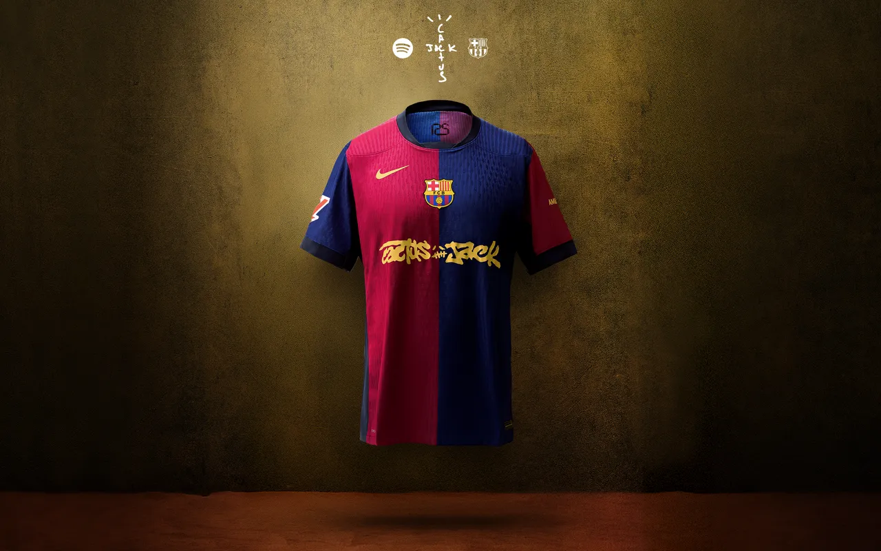 Barcelona to Face Real Madrid in Travis Scott Jerseys — When the Ball Matters More Than the Music