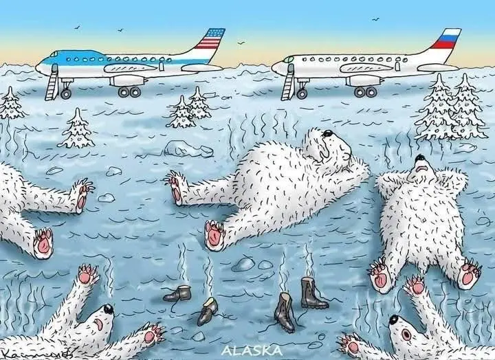 Alaska: Bears Smoke, Leaders Smile, Peace in Ukraine Postponed