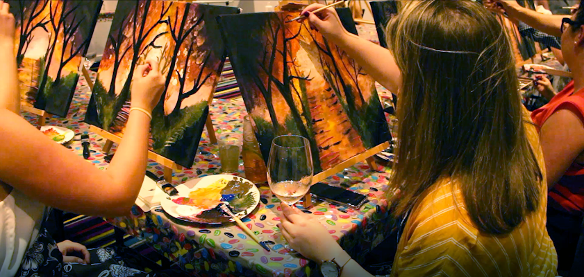 paint and sip Brisbane