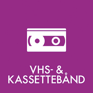 VHS og kasettebånd