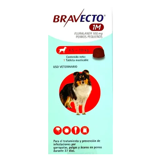 BRAVECTO 1M 4.5KG A 10KG