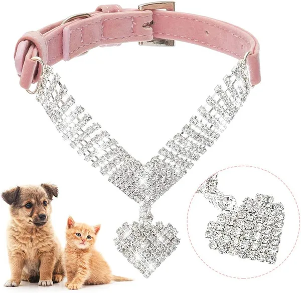 COLLAR ROSA DIAMANTE