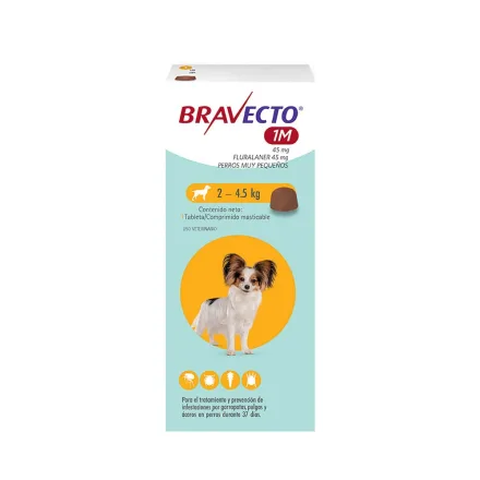 BRAVECTO 1M DE 2  A 4.5