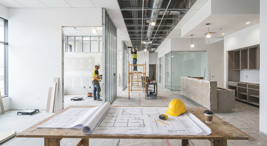 clínica en construcción real